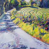 Turnmuirhill, Lockerbie. Dumfries and Galloway. Contemporary Scottish landscape painting. Acrylic on canvas. By Marcer Campbell