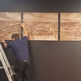 Triptych 2. Installation in situ