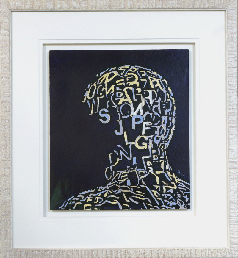 A Man Of Letters - Framed