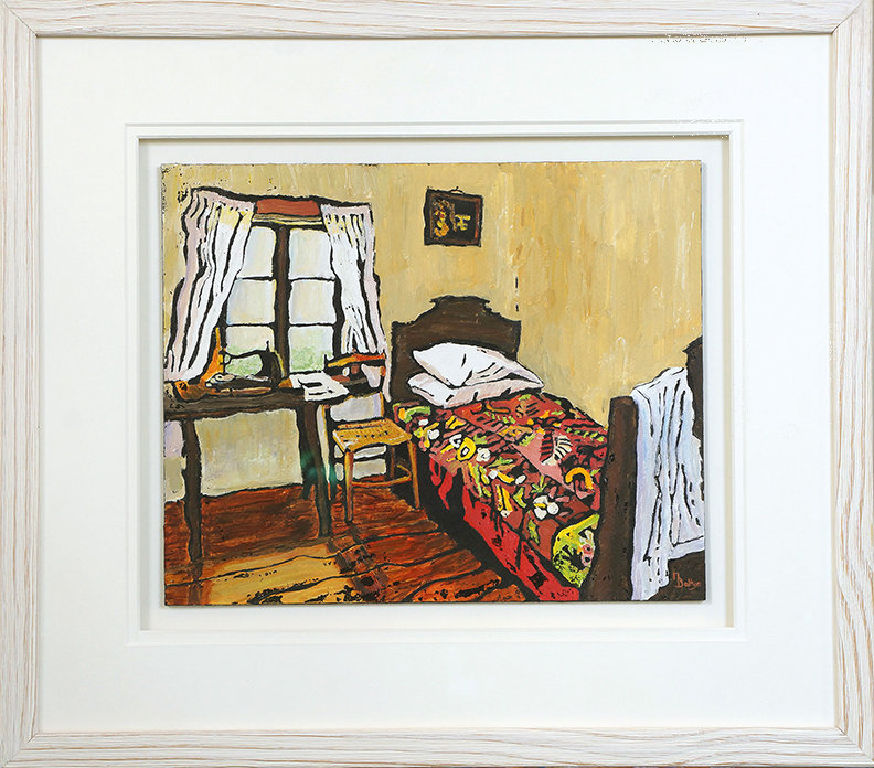 A Seamstress's Bedroom - Framed