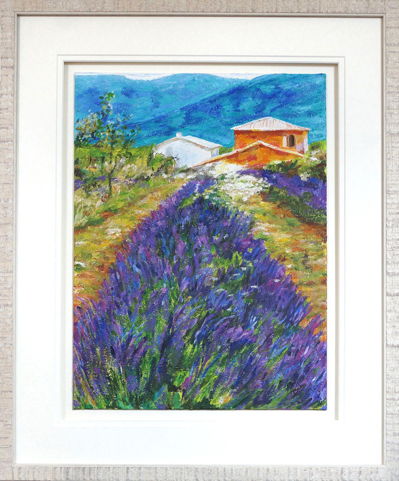 Lavender Field - Framed