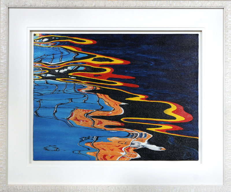 Lifeboat Reflections - Framed - Sold