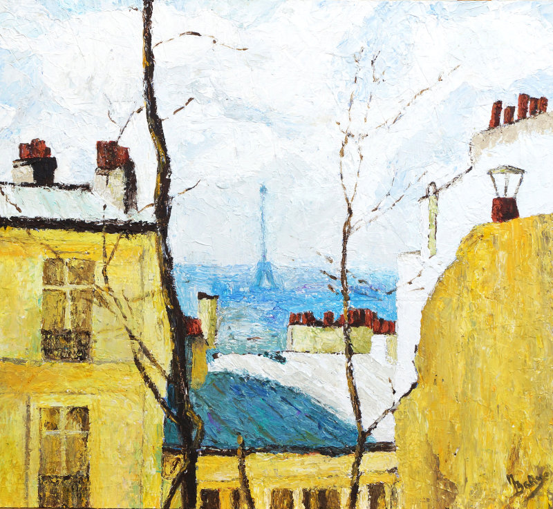 Paris, A View From The Suburbs - Sold