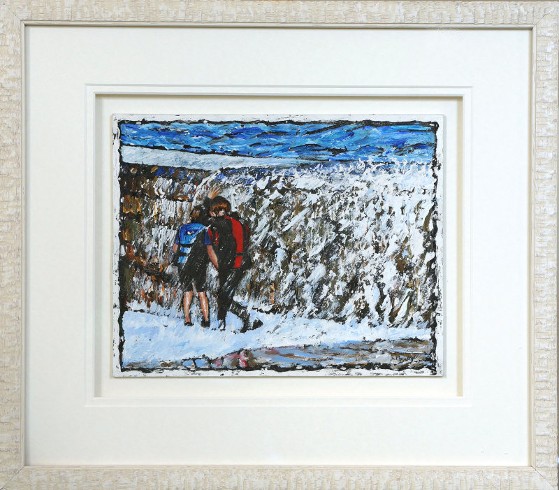 Playing Chicken - Framed