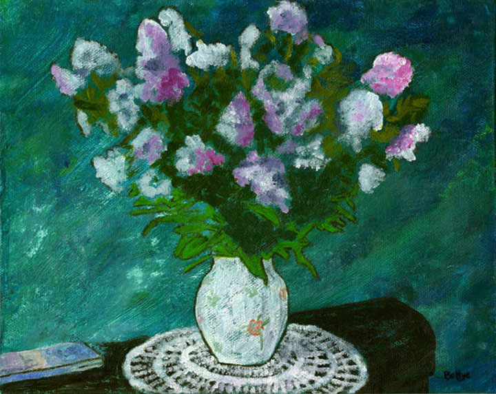 Flowers In A Hallway