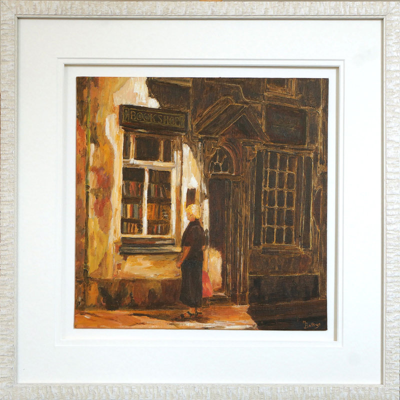 The Old Bookshop - Framed
