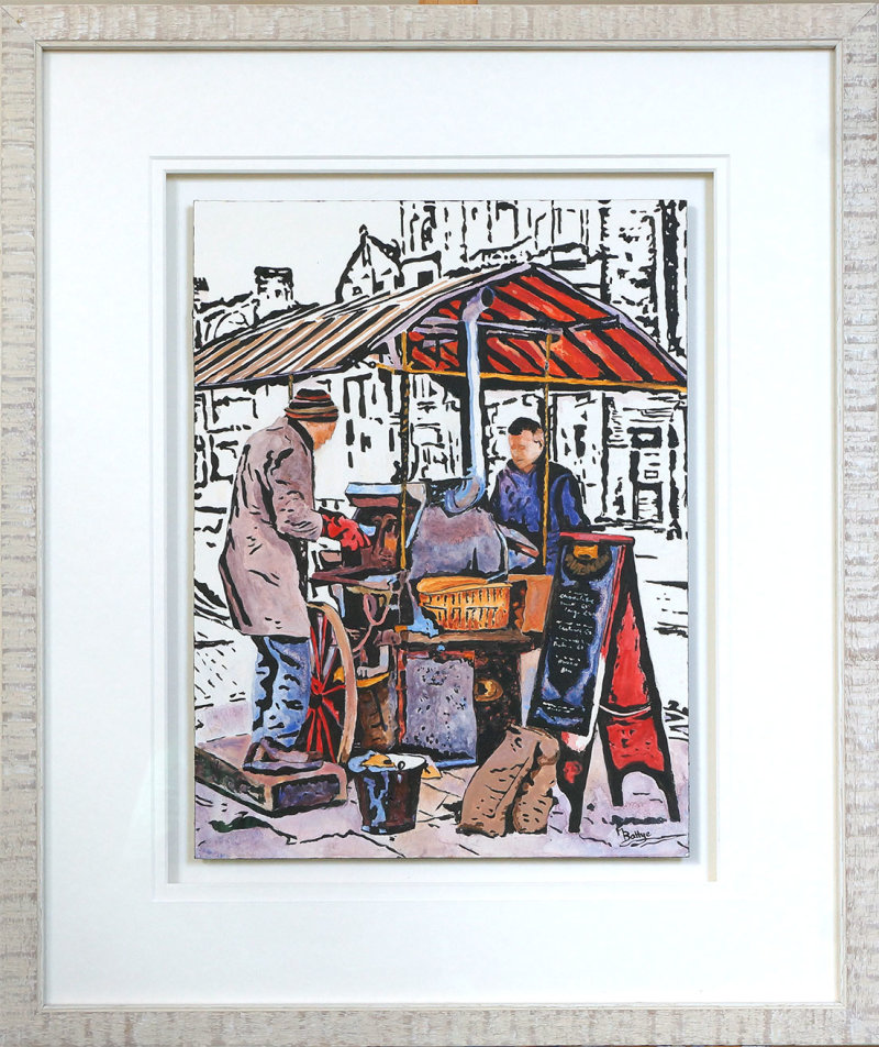 The Chestnut Seller - Framed