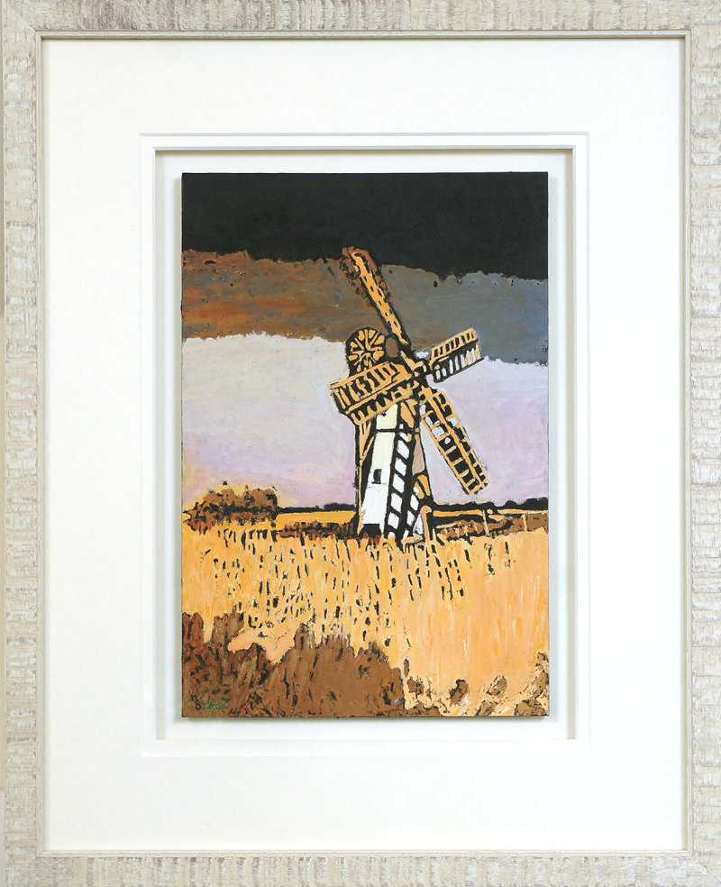 Windmill At Thurne - Framed