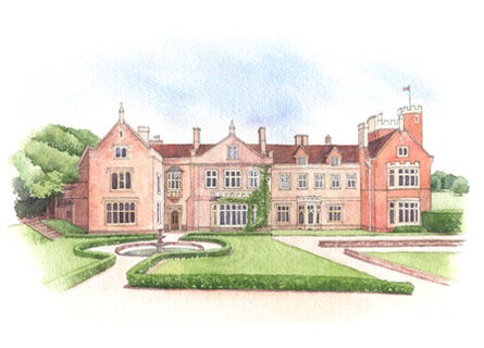 Watercolour painting of St Andries Park