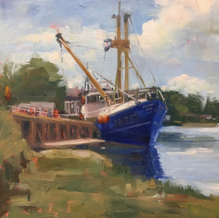 August 22nd, 23rd and 24th Three Day In/Out Painting Workshop £200 10am-4pm Welcome to the new inside/outside three day workshop, working Plein Air and in the studio . We will sketch and paint, in and around beautiful Kirkcudbright. Working outdoors where you can really see the colours in the shadows and the light, I hope to start you on a path of working from life as much as possible. If you are coming from out with the area, I can give you some ideas about where to stay, there are a number of places near my studio. You will be given a materials list , on booking