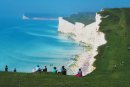 Walkers on The South Downs Way: East Sussex