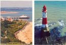 Eastbourne Bay & Beachy Head Lighthouse: East Sussex