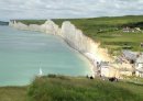 The Seven Sisters viewed from Birling Gap: East Sussex.