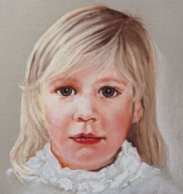 A young Adrienne