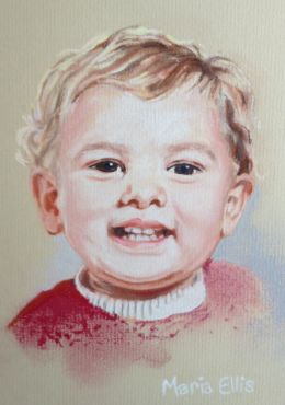 Faye with beautiful blonde curls