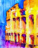 'The Coliseum in Rome' - SOLD