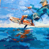 "Whooo! Fun on the waves"