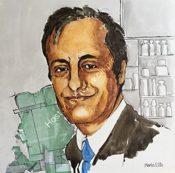 Portrait of NHS hero