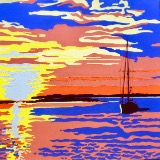 'Sunset in Newtown Creek'