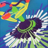 Passion Flower 20”x 20”