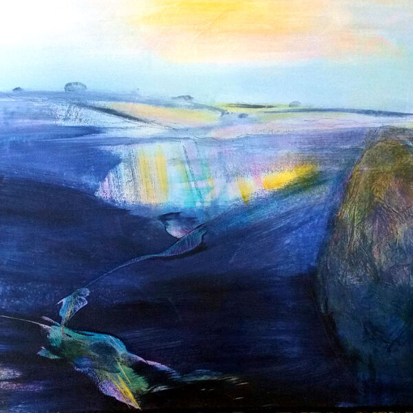 Dawn over stones