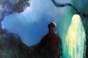 Apparition. Oil on canvas. 41x31cm