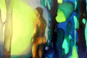 Exposed. Oil on canvas.