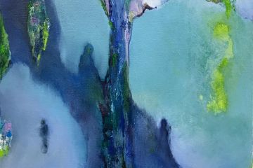 Divided. Oil on canvas. 30x30cm