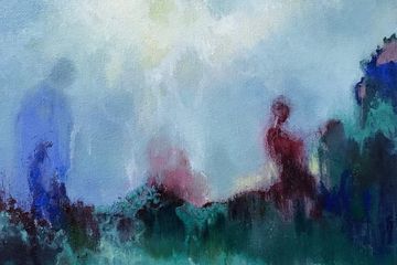 Shadows. Oil on canvas. 30x30cm