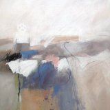 White cross abstract-north-york-moors-landscape-painting