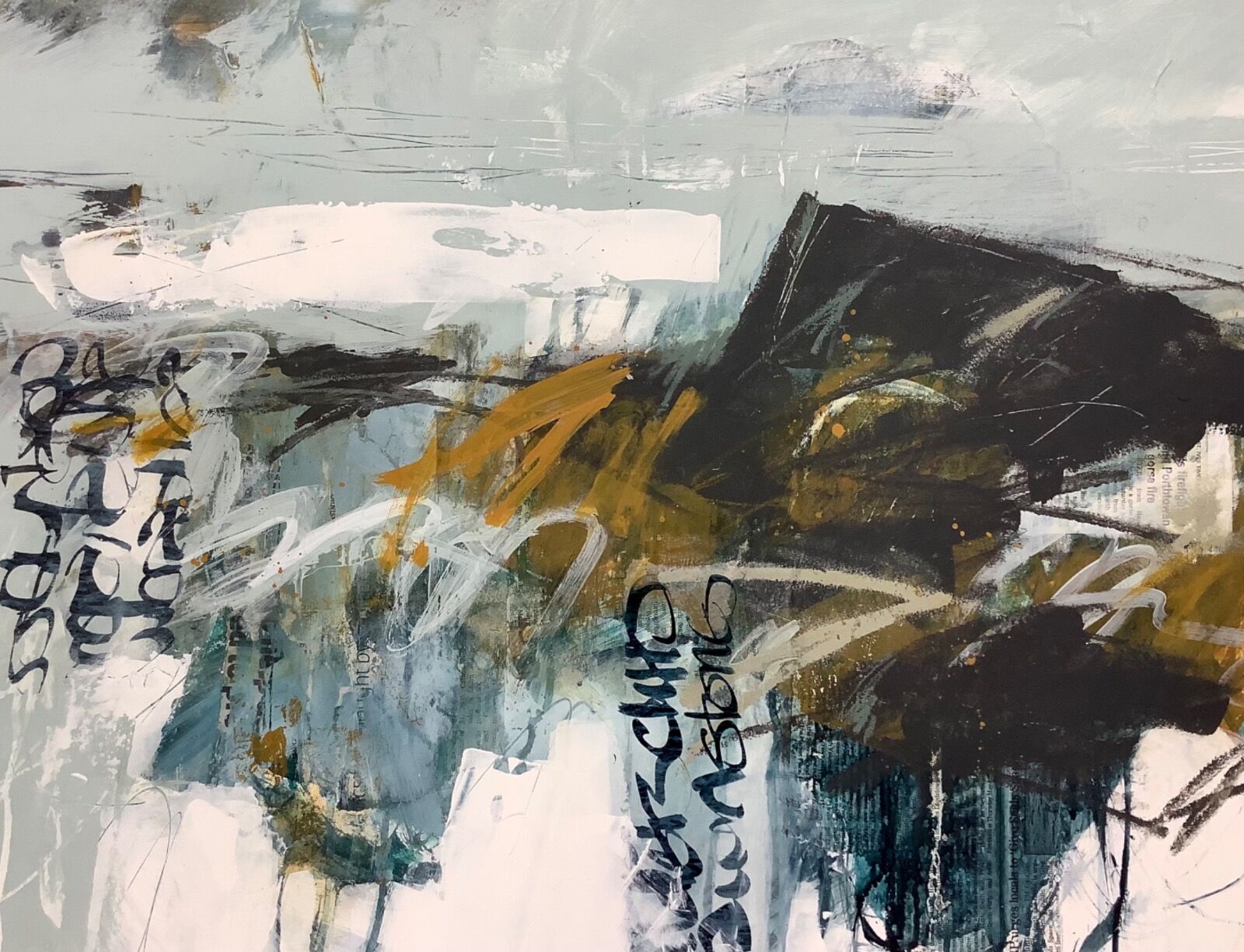 abstract Cornwall painting for sale