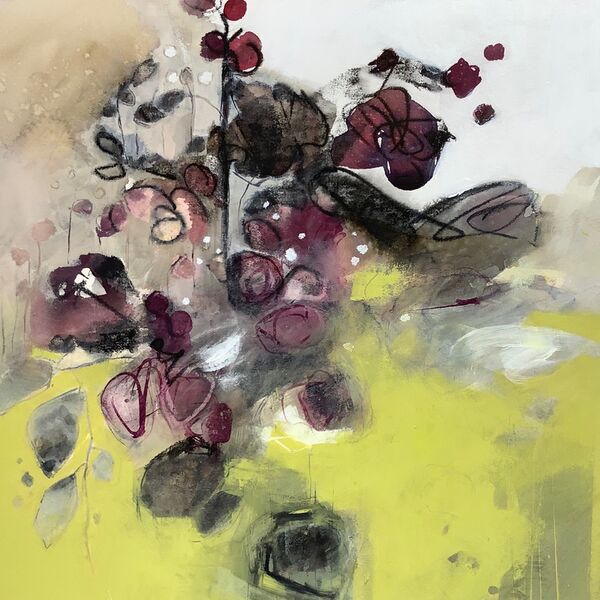 Ground level abstract-garden-painting-for-sale