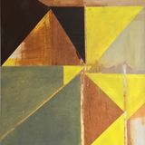 Yellow Triangles 76x102cm