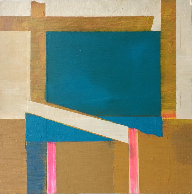 Blue Left Turn30x30cm