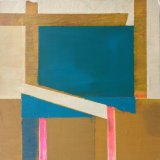 Blue Left Turn30x30cm
