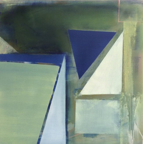 Opening Out Blue 50x50cm NA