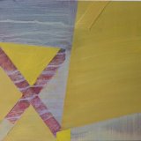 Rhubarb Triangle 1 30x40cm