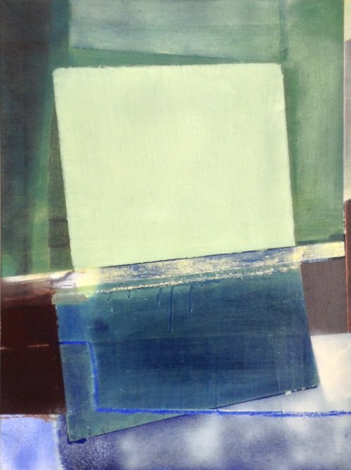 Opening Out Green60x45cm NA