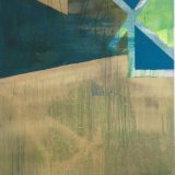 Blue Wash 80x55cm