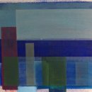 Blue Bar Chart 30x30cm