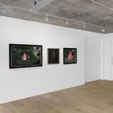 Paintings on view in room 3