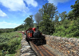 DLG, with morning up train leaving Rhiw Goch.
