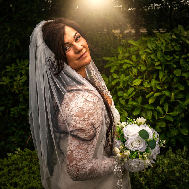 Bridal preparation, Mansion House, Newport