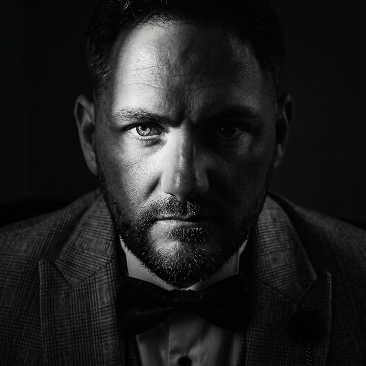 Groom portrait, Mansion House, Newport