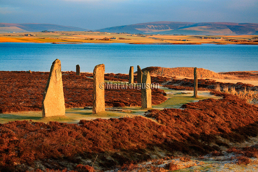 The Harray Loch and Ring of Brodgar