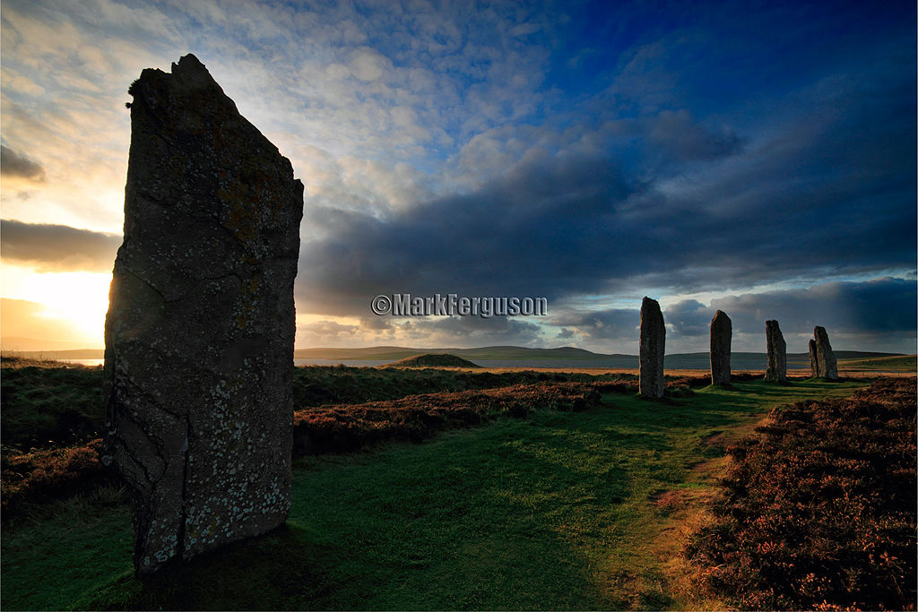 Ring of Brodgar into the light