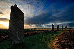 Ring of Brodgar into the light
