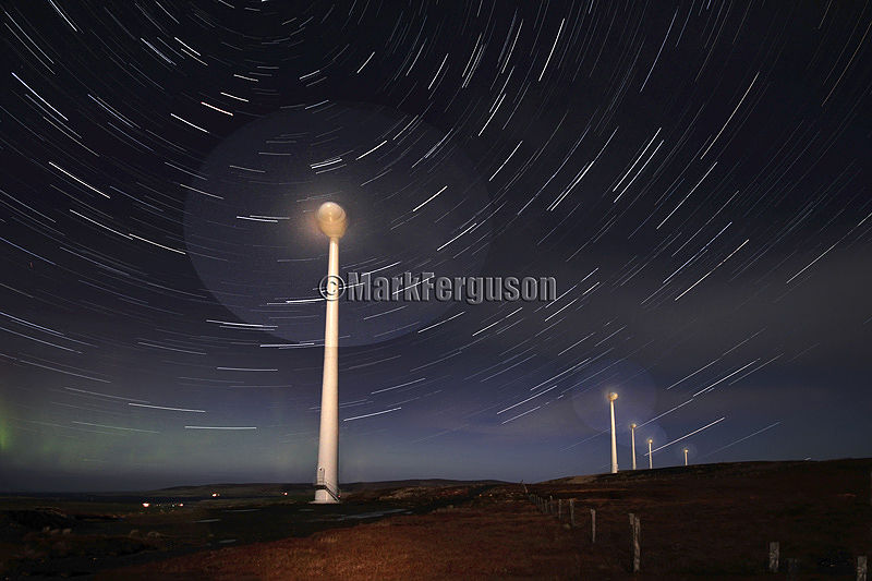 Aurora glow at Hammars Hill
