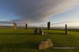 Late evening sun at Stenness