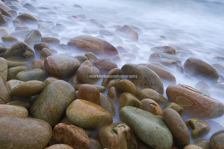 Misty pebbles